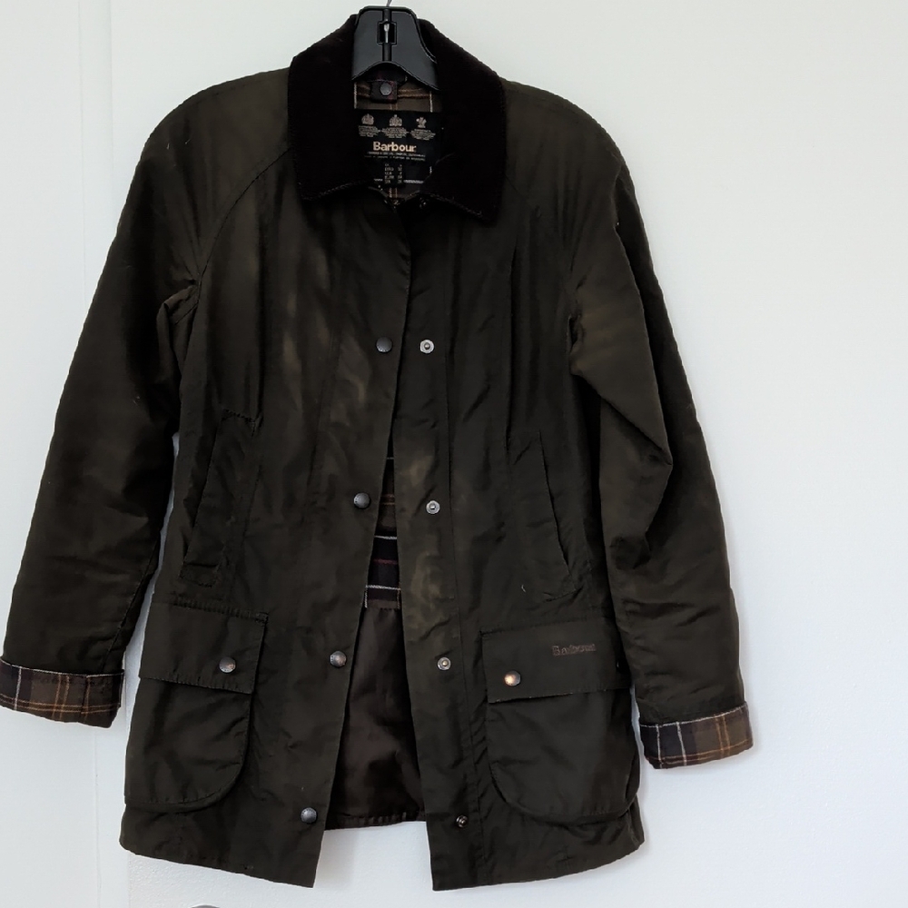 Barbour Olive Green beadnell Jacket